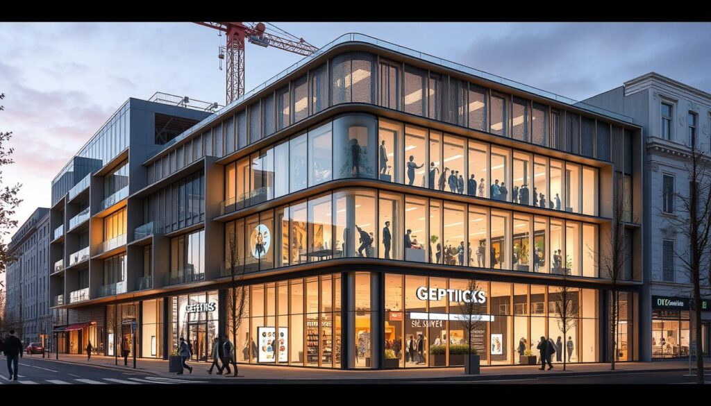 Ein Bild von einem modernen Ladenbau-Projekt in Berlin