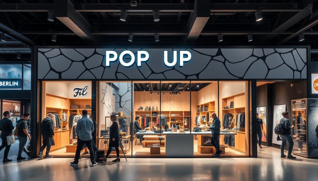 Ein Bild von einem Pop-up-Store in Berlin