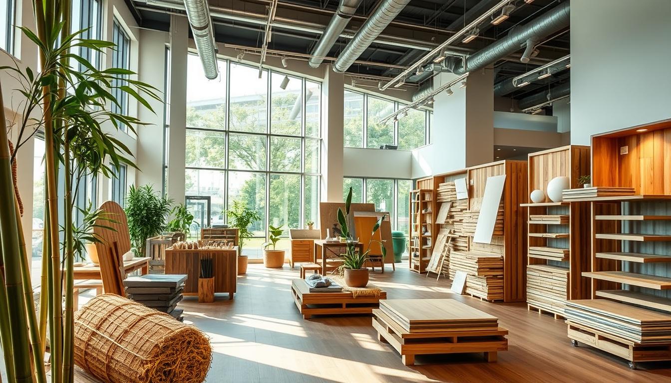nachhaltige Ladenbaumaterialien verwenden